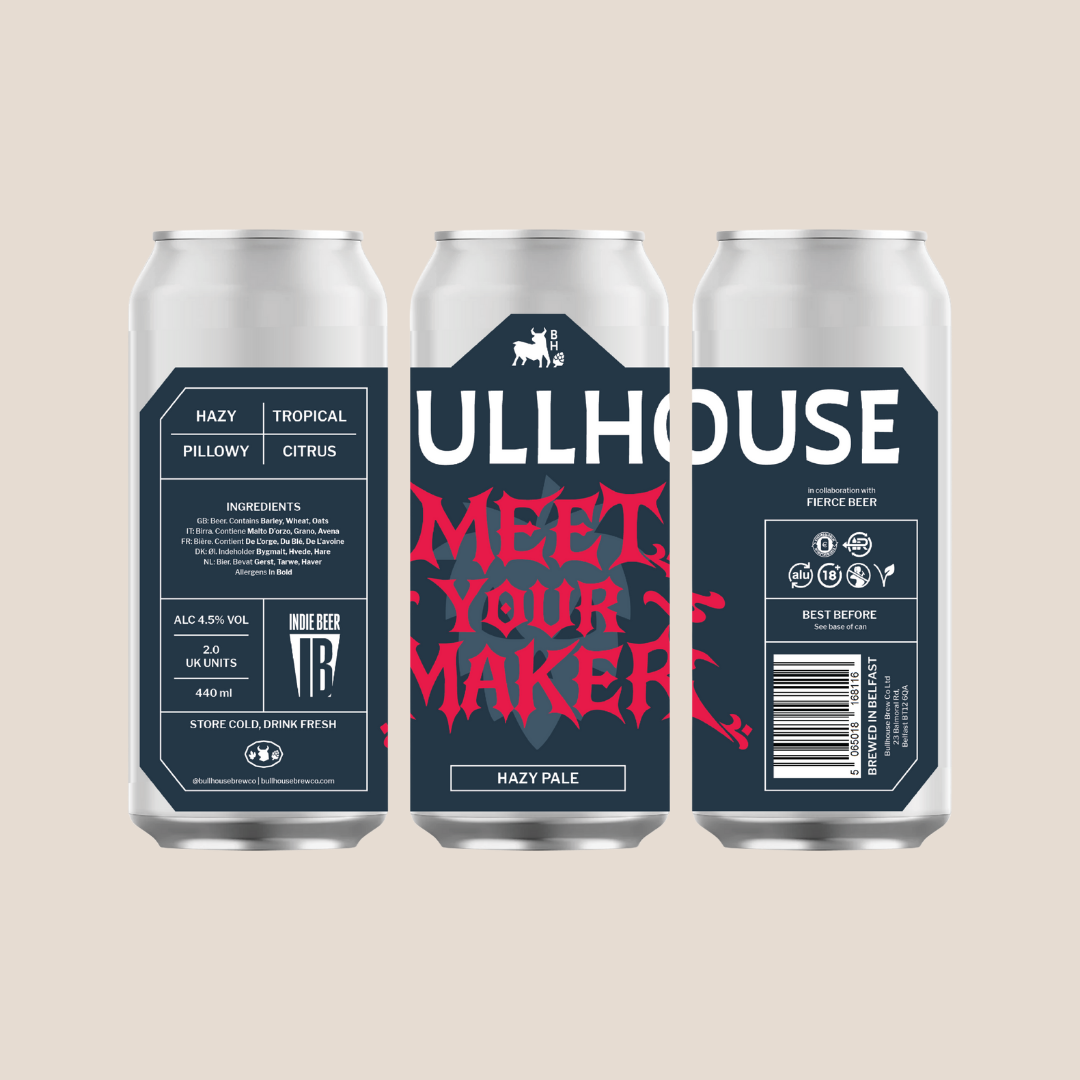MEET YOUR MAKER - HAZY PALE - 4.5% (WITH FIERCE BEER)