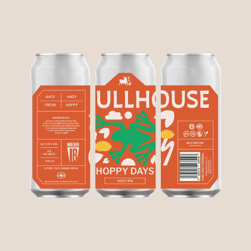 
                  
                    HOPPY DAYS - HAZY IPA - 5.0%
                  
                
