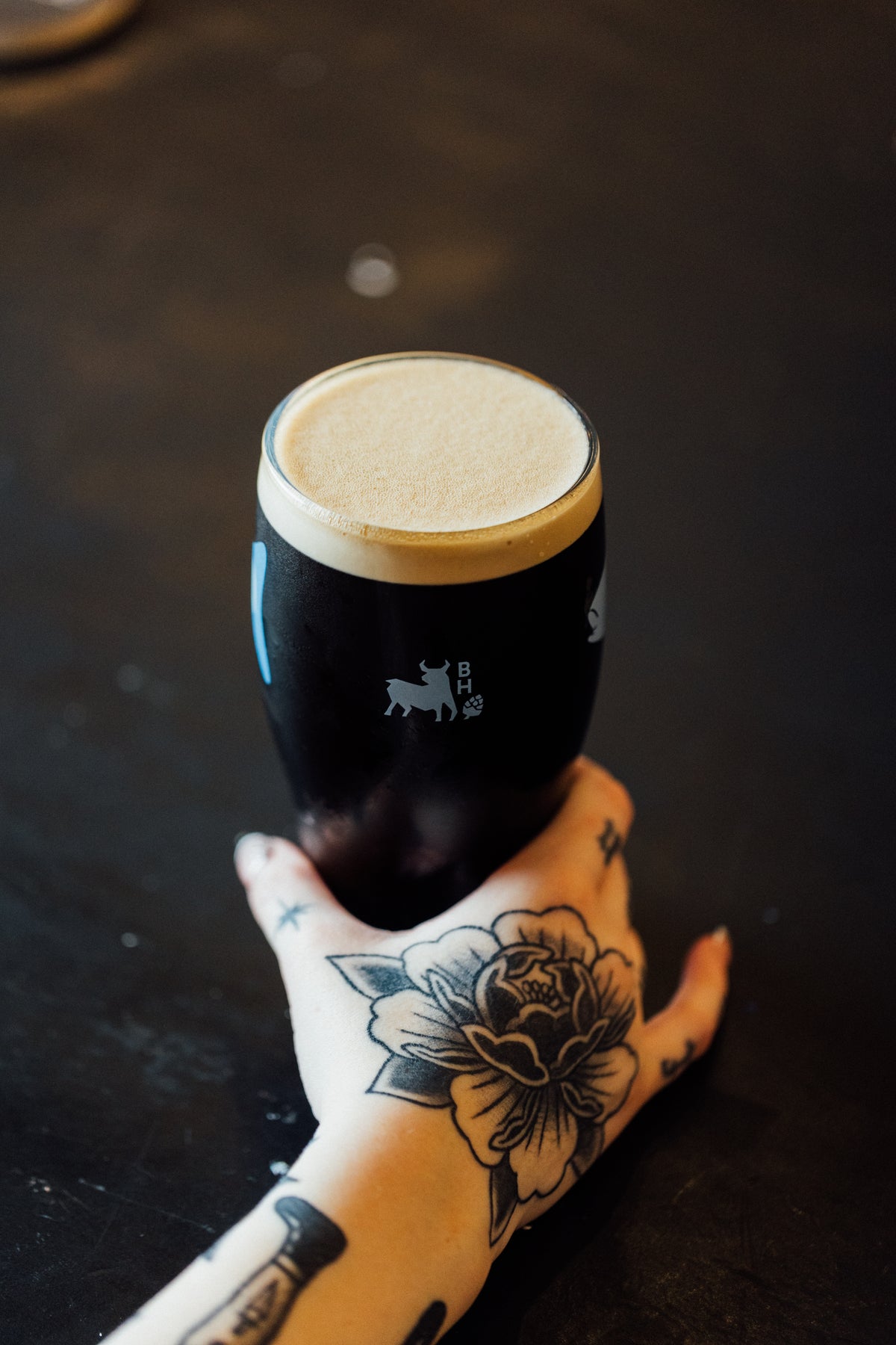 Bullhouse Brew Co. Big Fish Pint Glass
