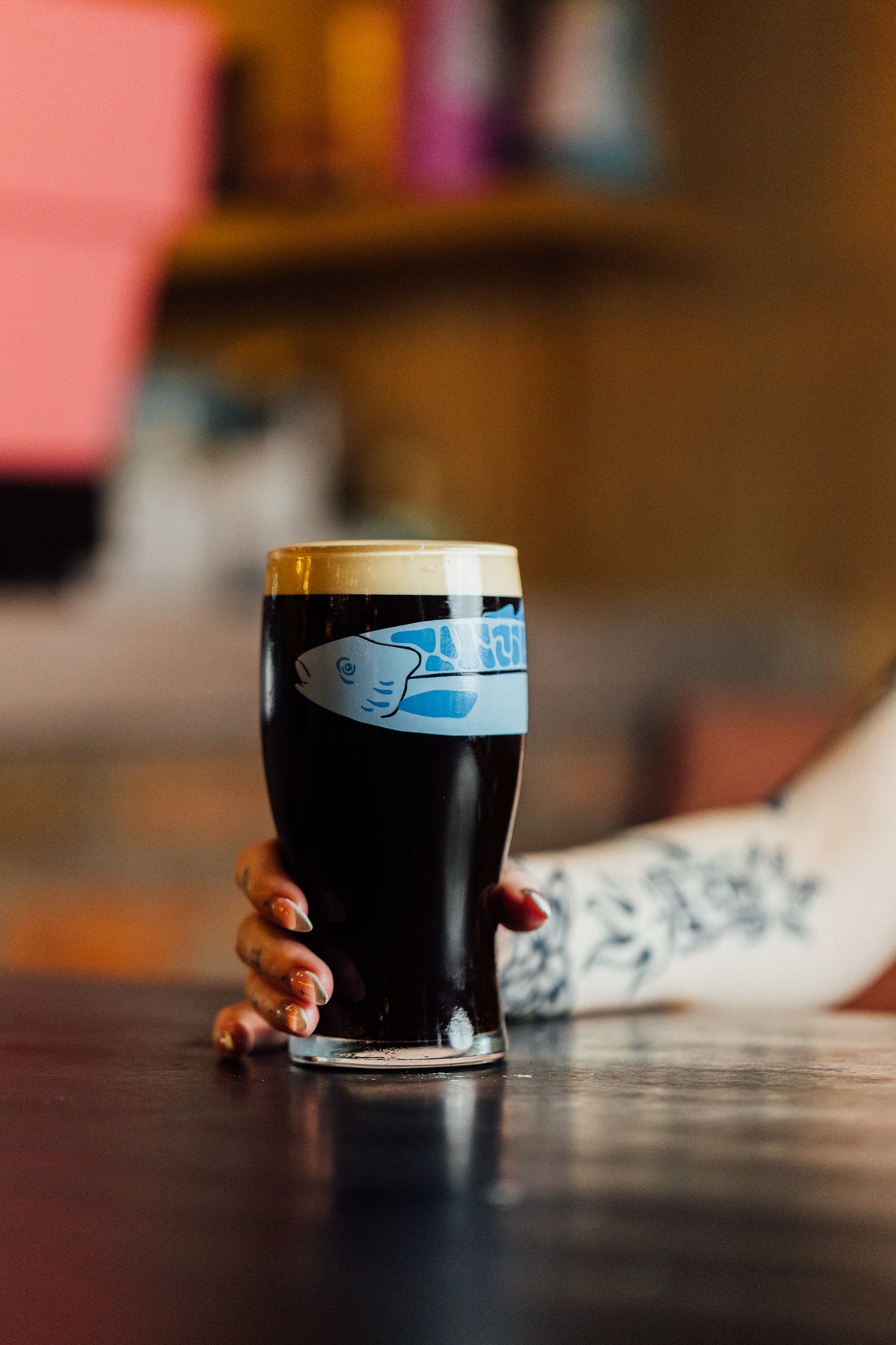 Bullhouse Brew Co. Big Fish Pint Glass