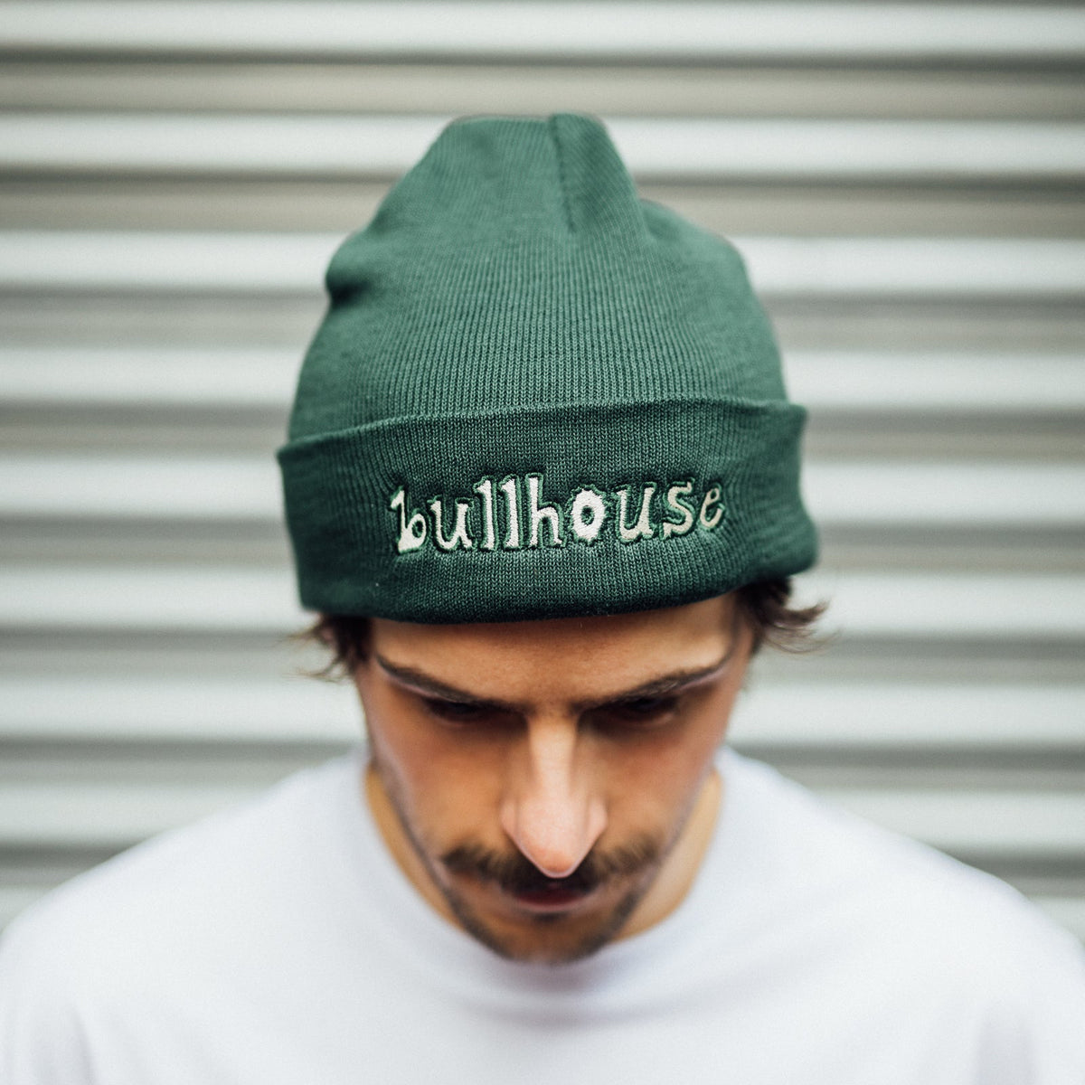 Bullhouse Brew Co. Green Branded Beanie