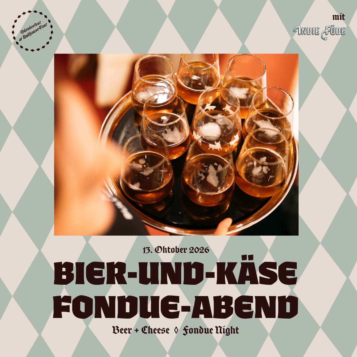 OKTOBERFEST BEER & CHEESE FONDUE NIGHT WITH INDIE FÜDE