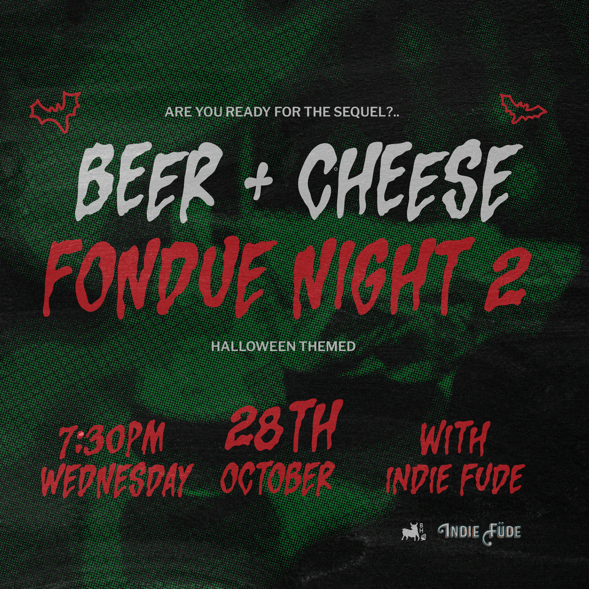 HALLOWEEN BEER & FONDUE CHEESE NIGHT WITH INDIE FÜDE