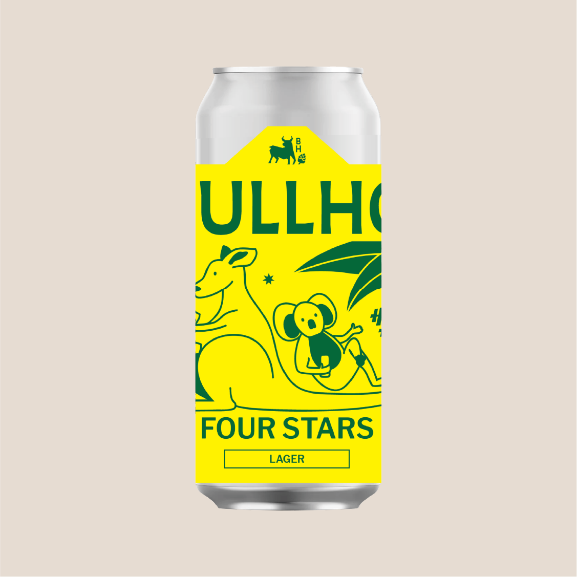 Bullhouse Brew Co. Four Stars 440ml Lager