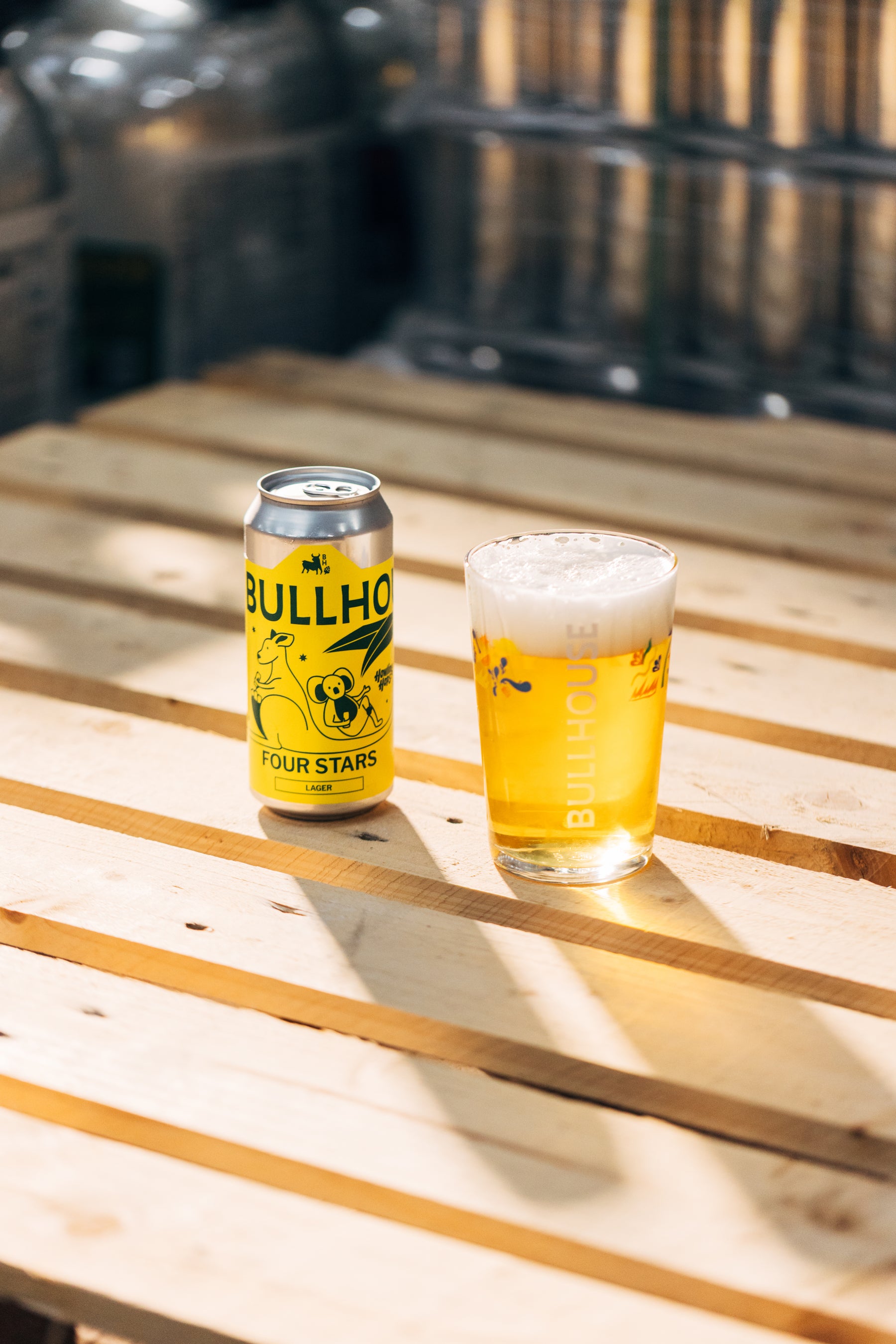 Bullhouse Brew Co. Four Stars 440ml Lager