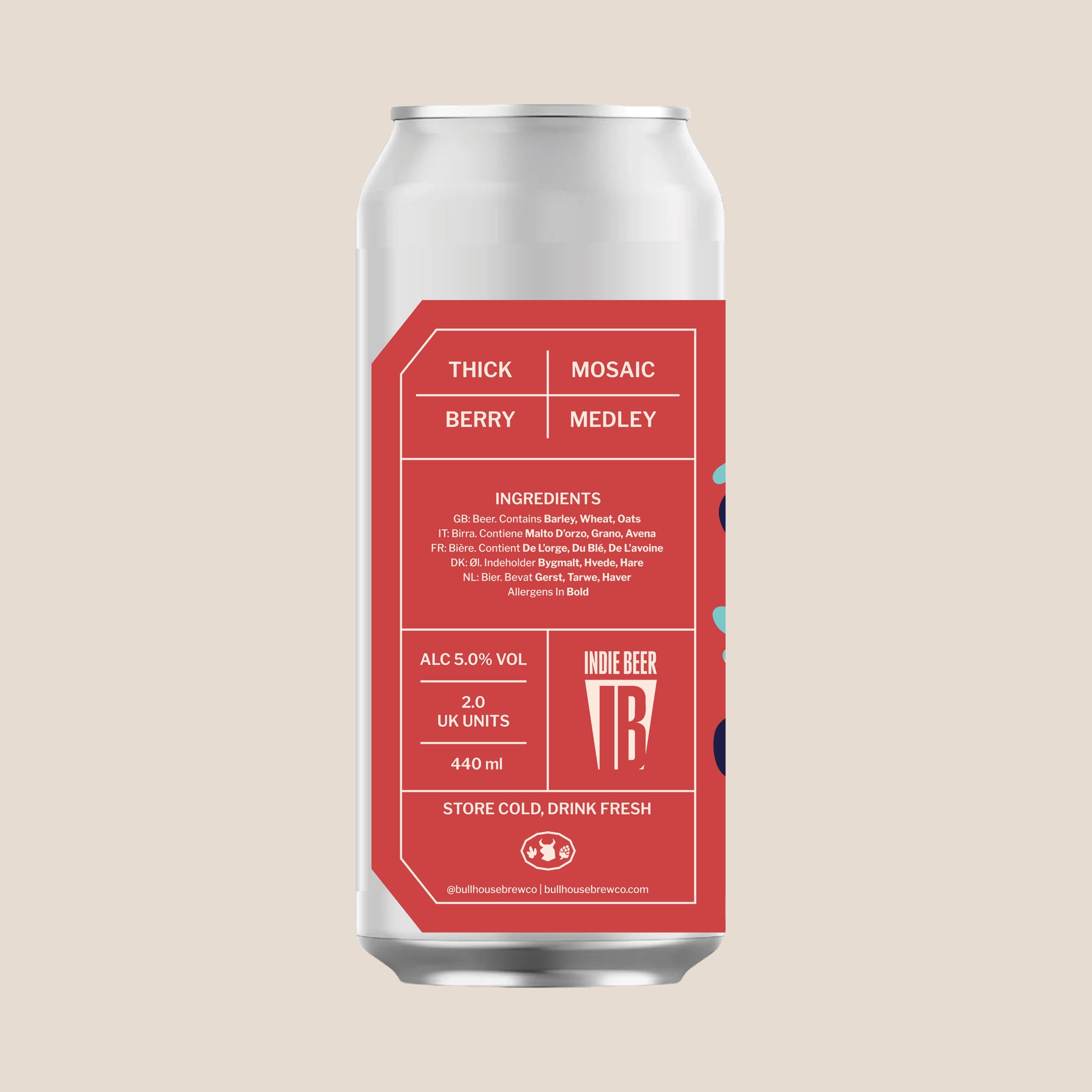 Bullhouse Brew Co. Frank The Tank 440ml Hazy IPA