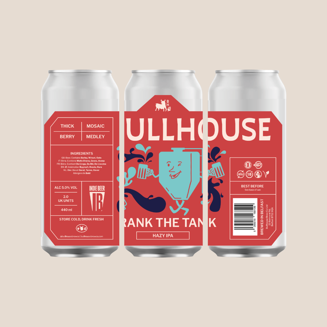 Bullhouse Brew Co. Frank The Tank 440ml Hazy IPA