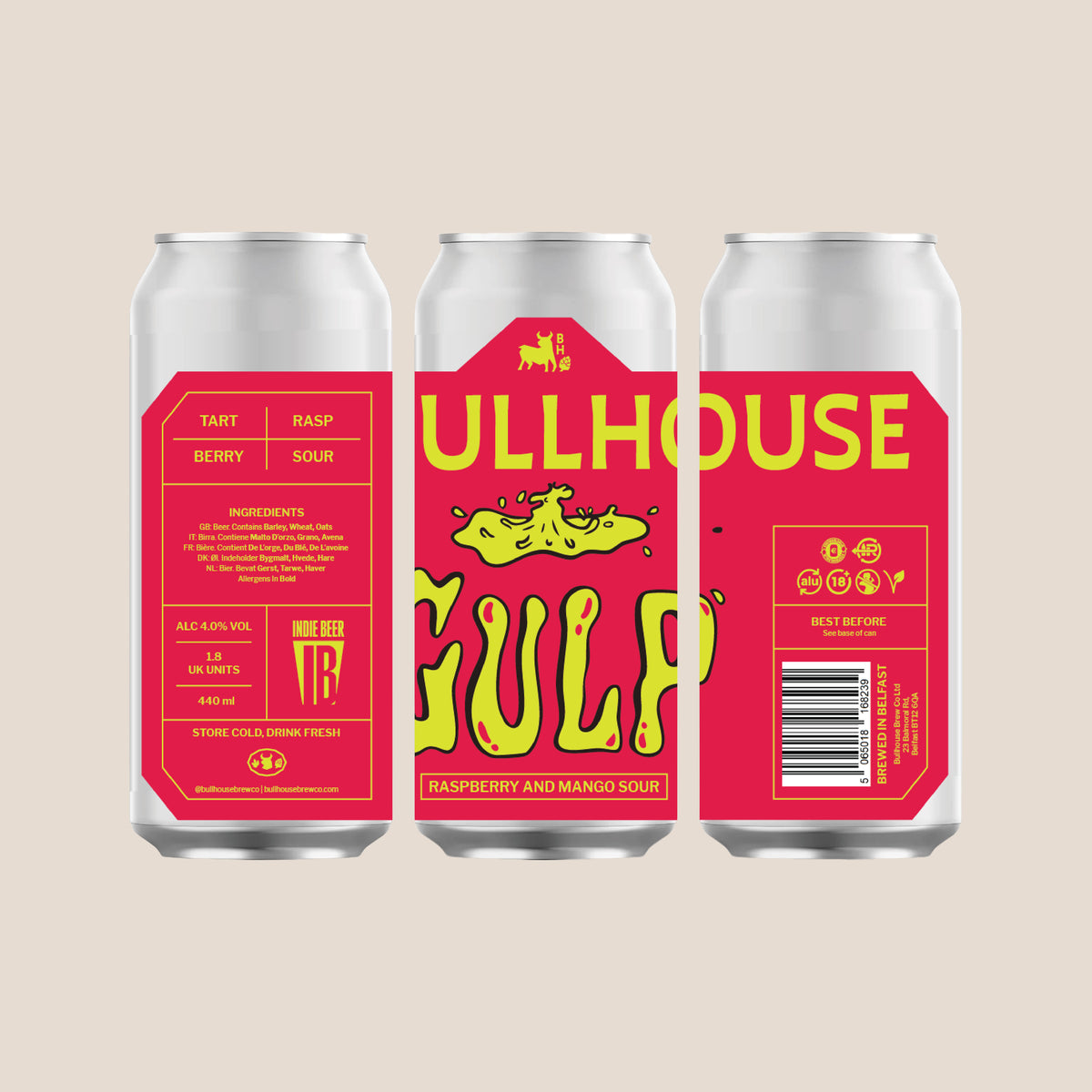 Bullhouse Brew Co. Gulp 440ml Sour