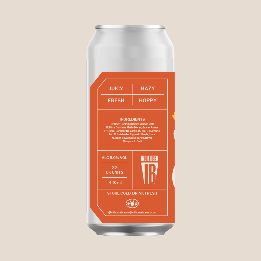 Bullhouse Brew Co. Hoppy Days 440ml Hazy IPA