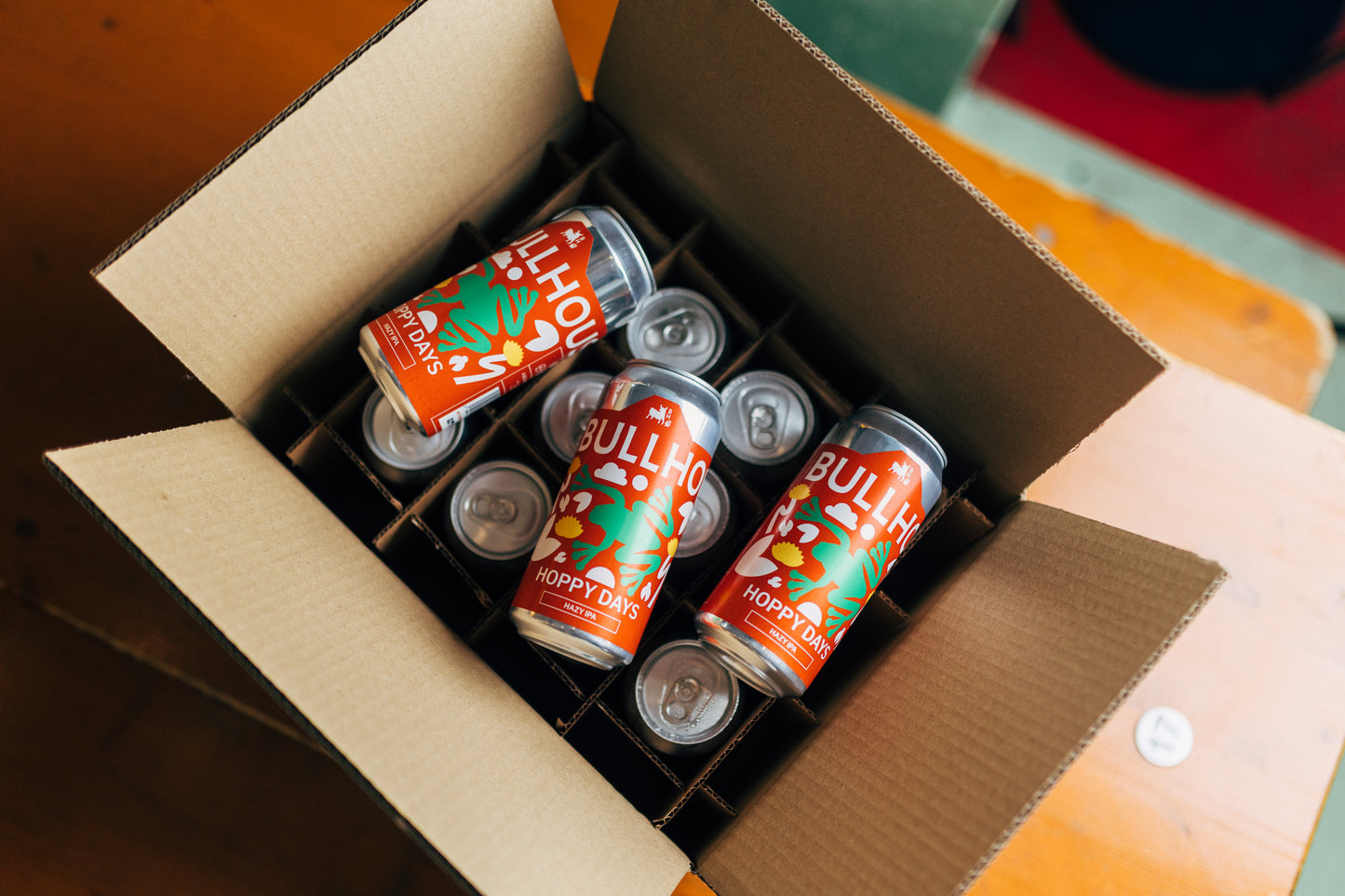 
                  
                    Bullhouse Brew Co. Hoppy Days Hazy IPA Fridge Filler 12 Pack
                  
                