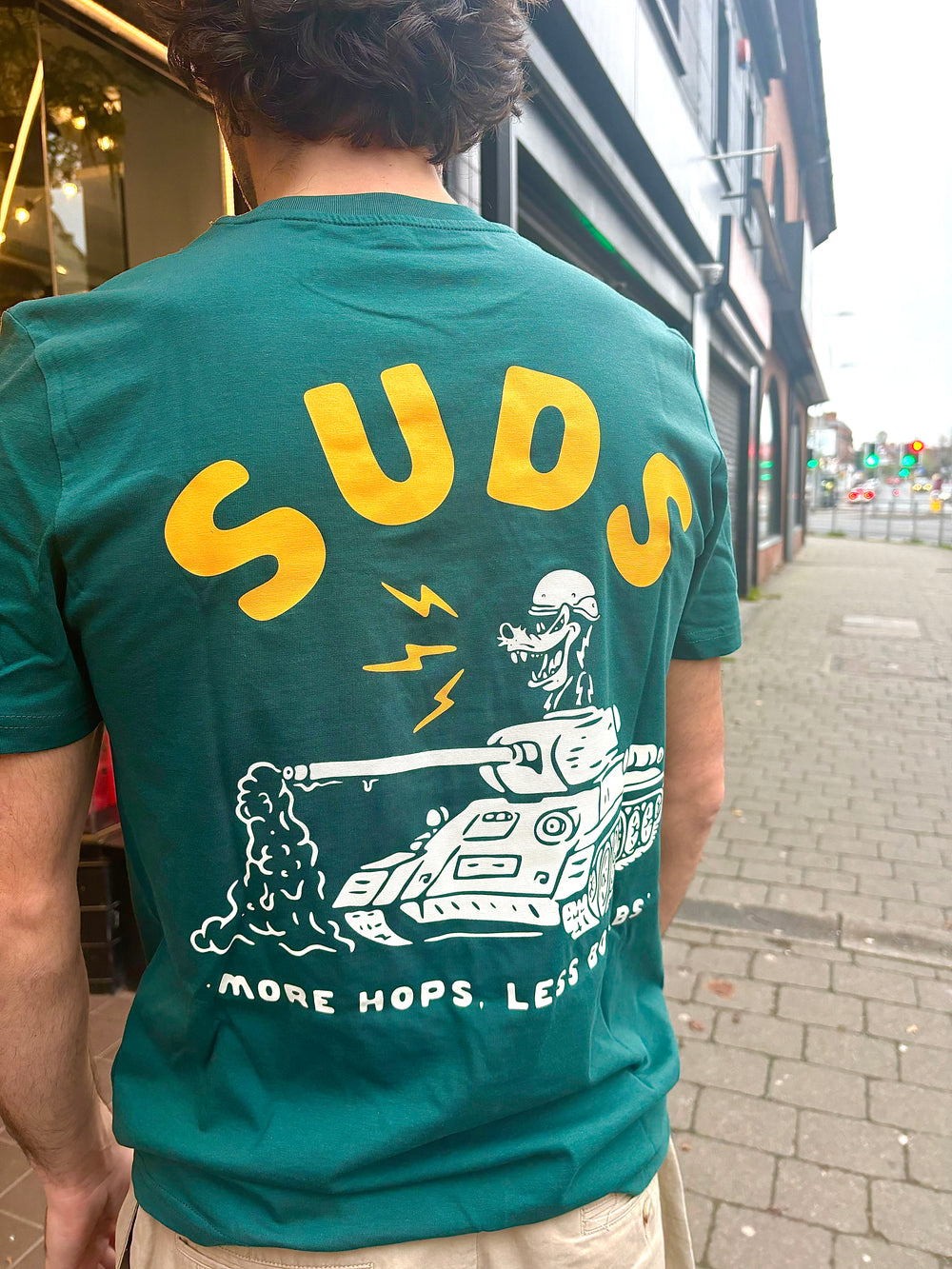 Suds T-Shirt in Dark Green