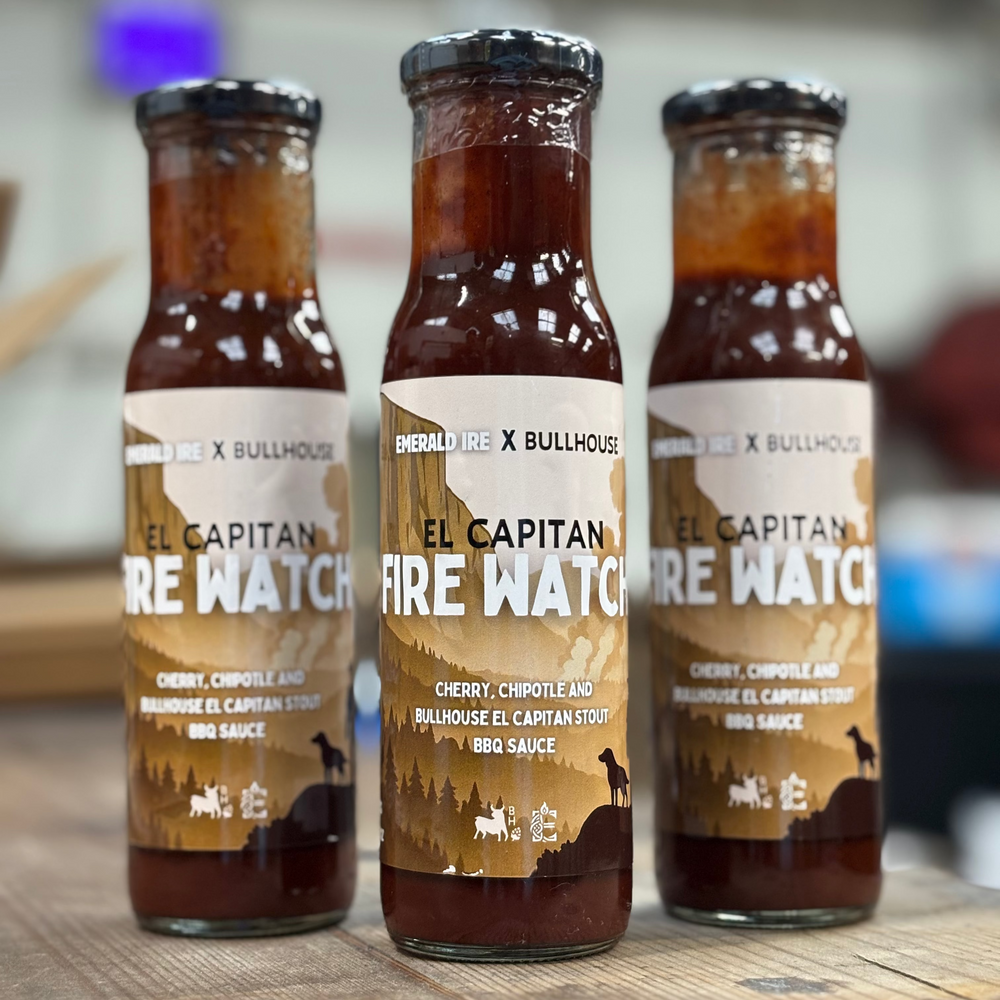 EL CAPITAN - FIREWATCH CHIPOTLE BBQ SAUCE - EMERALD IRE X BULLHOUSE