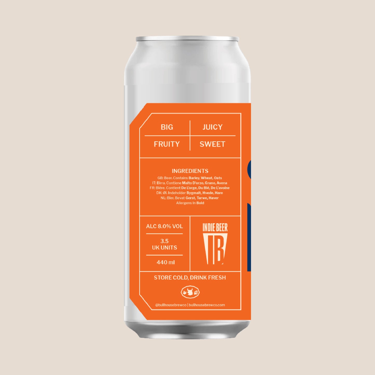 Bullhouse Brew Co. King Size 440ml DIPA