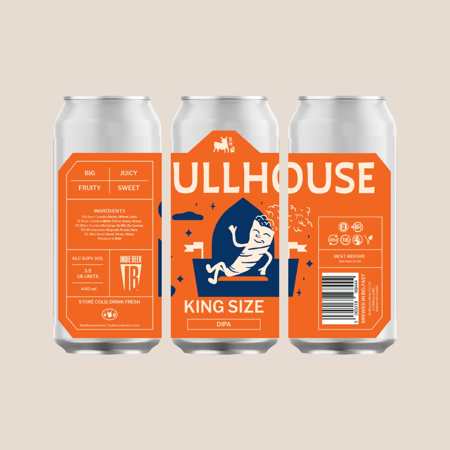 
                  
                    Bullhouse Brew Co. King Size 440ml DIPA
                  
                