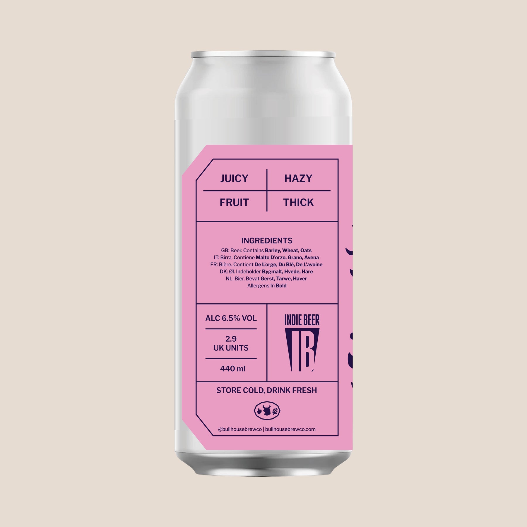 Bullhouse Brew Co. Merc Bro 440ml NEIPA