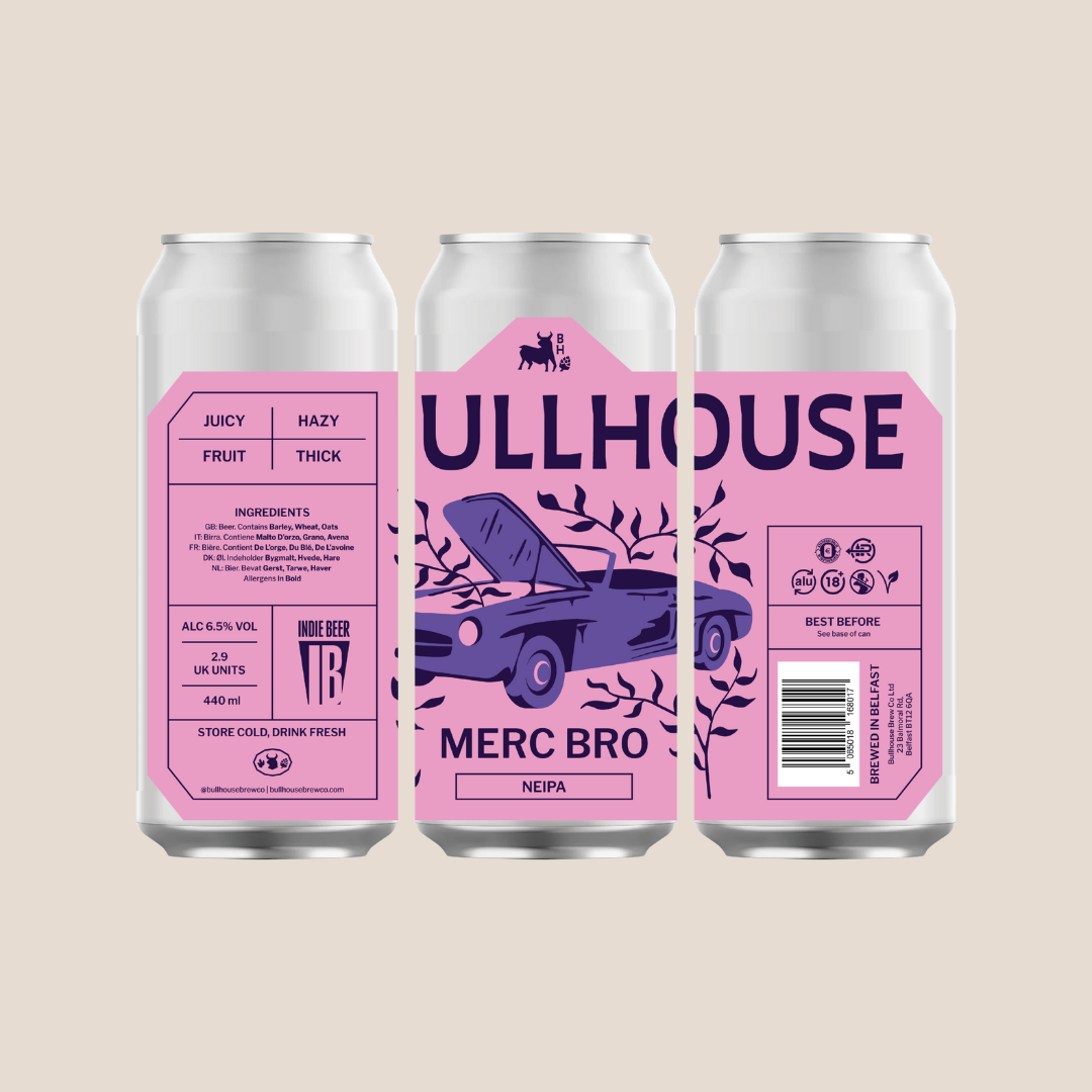 Bullhouse Brew Co. Merc Bro 440ml NEIPA