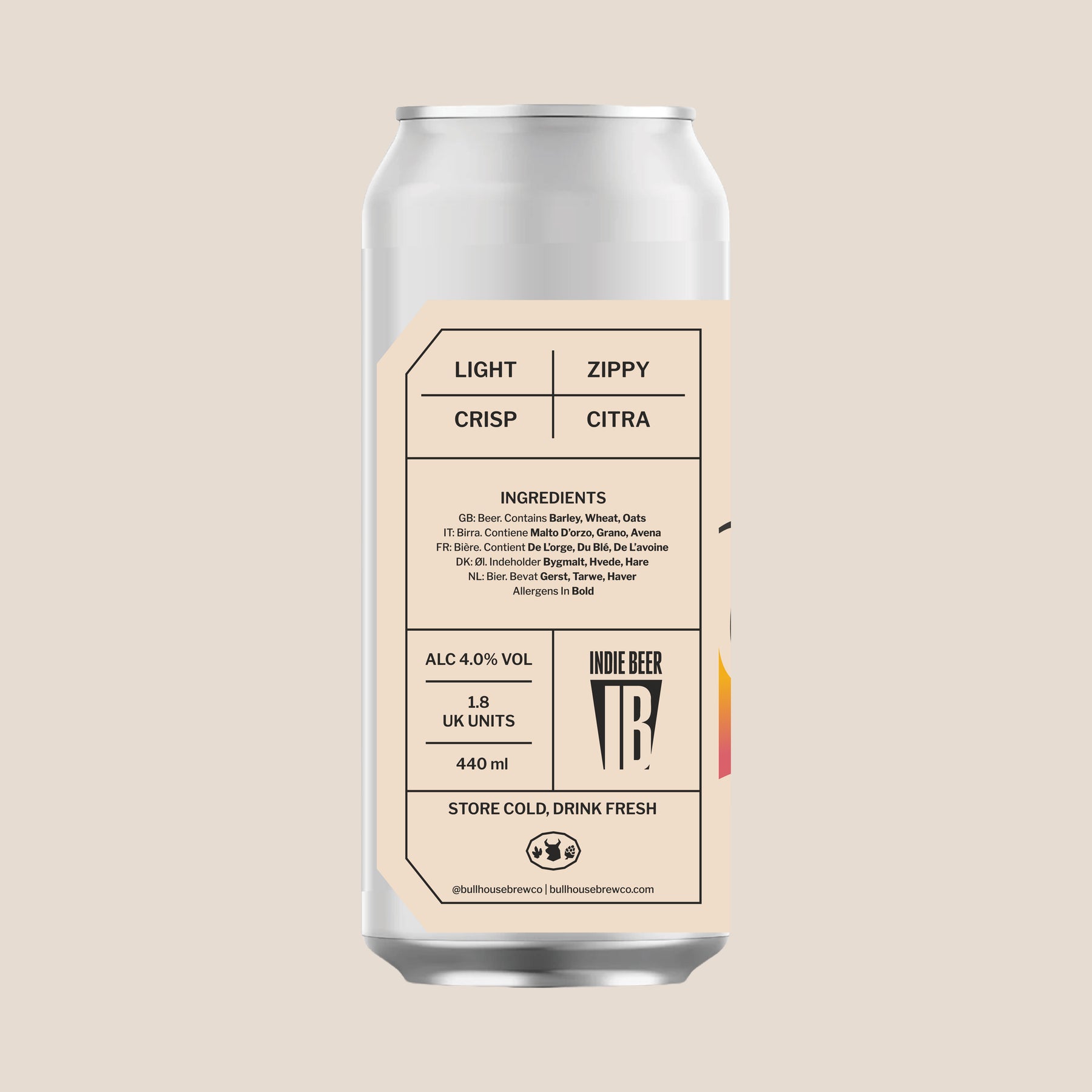 Bullhouse Brew Co. Road Trippin' 440ml Extra Pale Ale