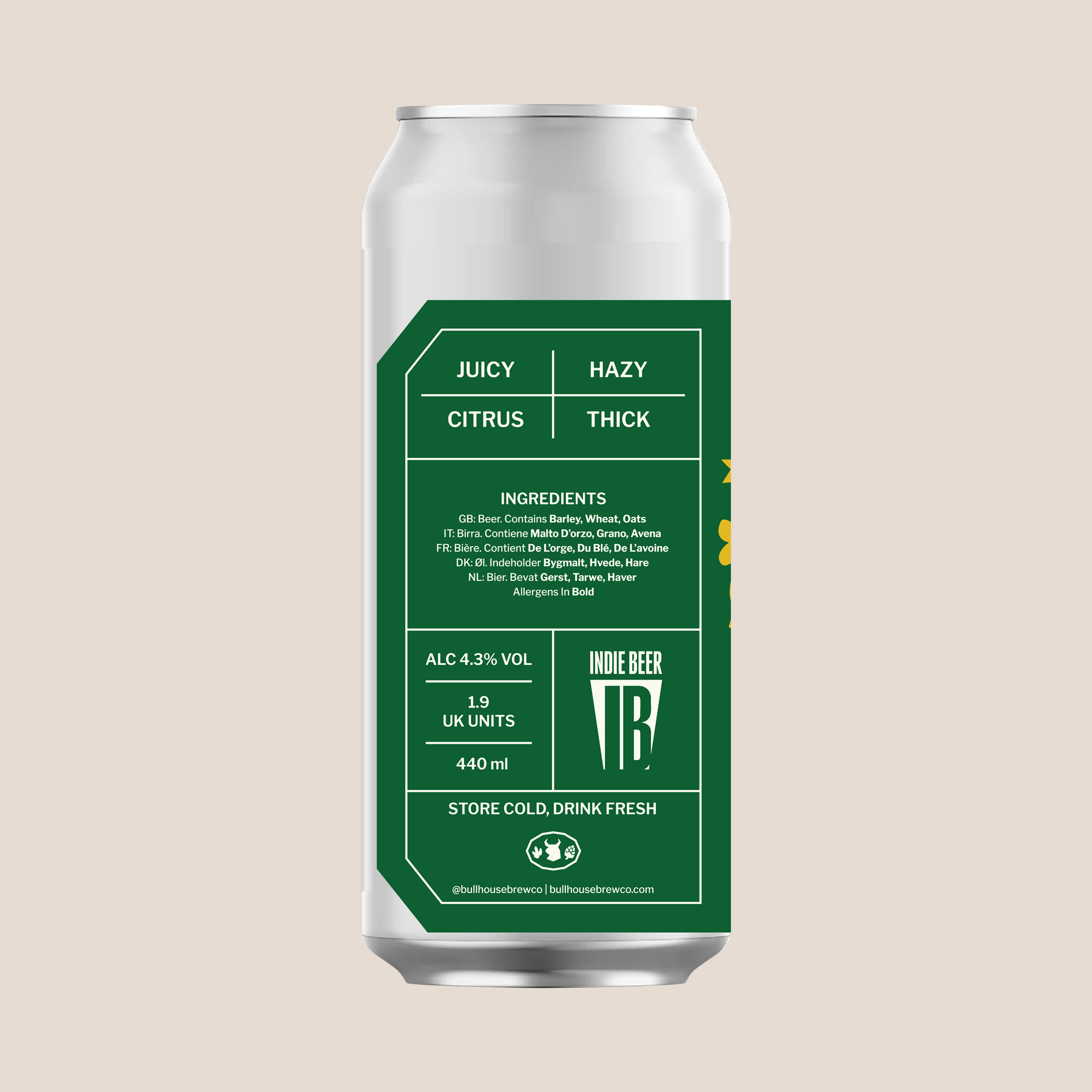 Bulhouse Brew Co. Small Axe 440ml Session IPA