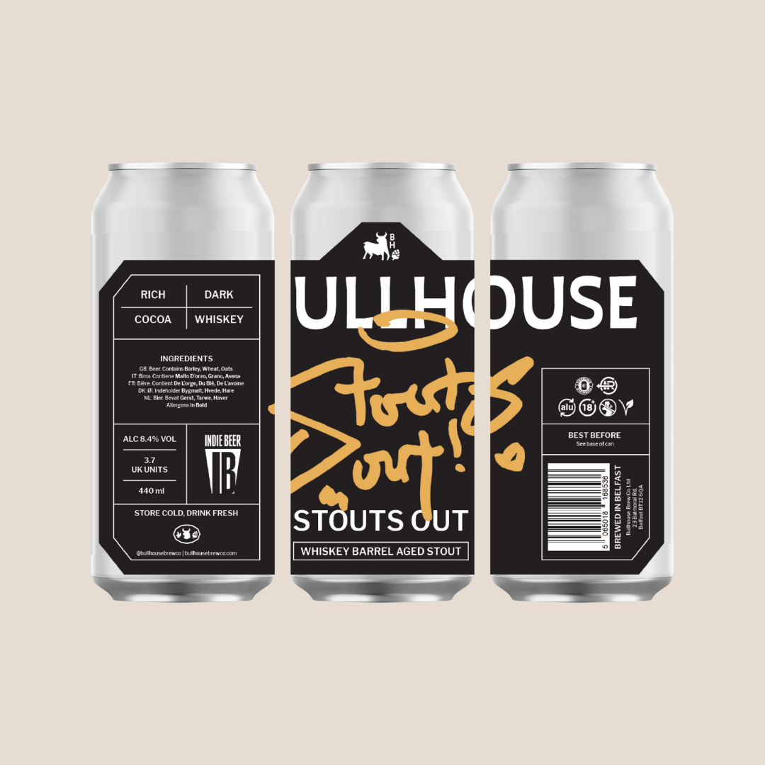 Bullhouse Brew Co. Stouts Out 440ml Stout