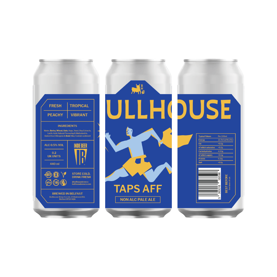 
                  
                    Bullhouse Brew Co. Taps Aff 440ml Non Alcoholic
                  
                