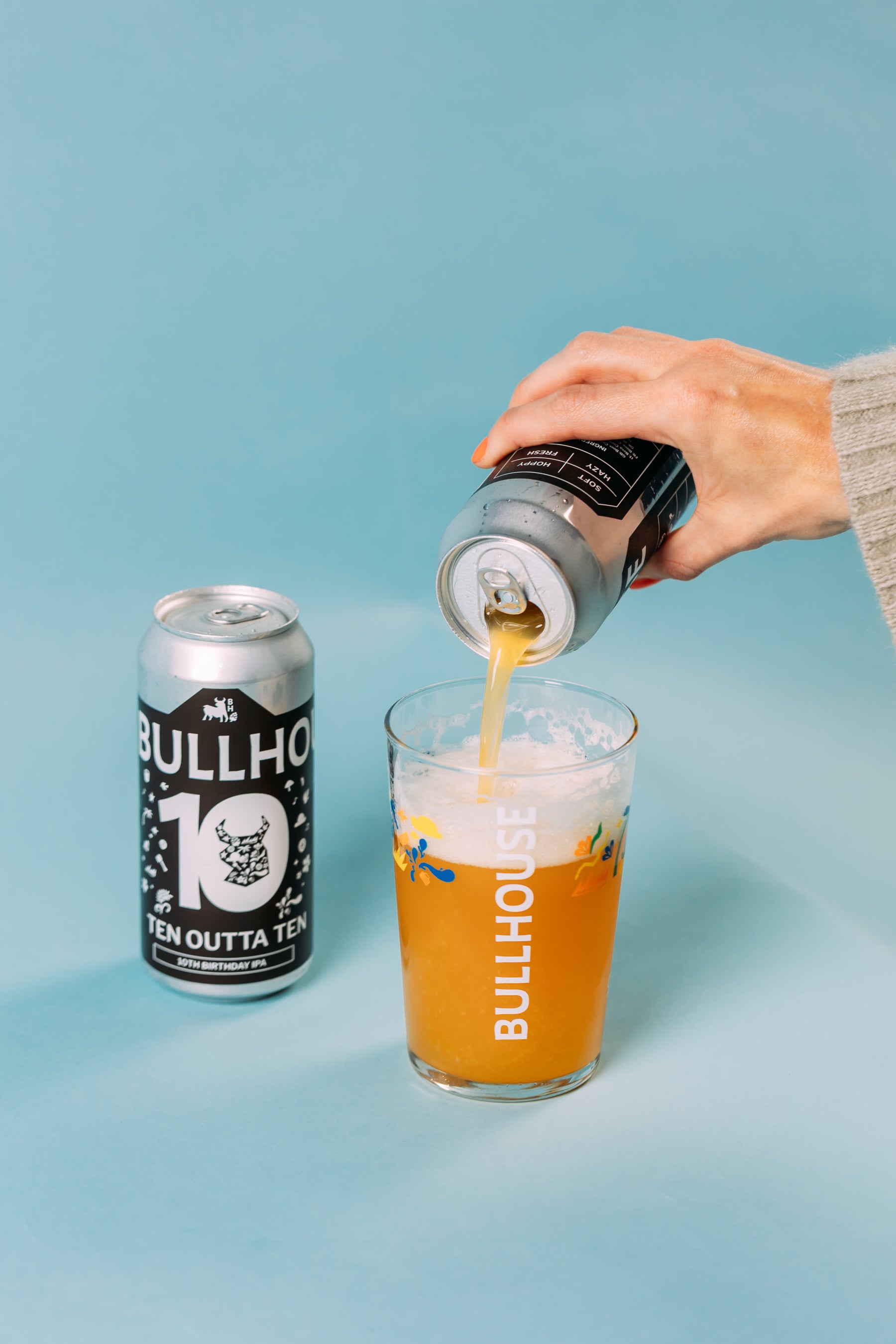 Bullhouse Brew Co. Ten Outta Ten 440ml Birthday IPA