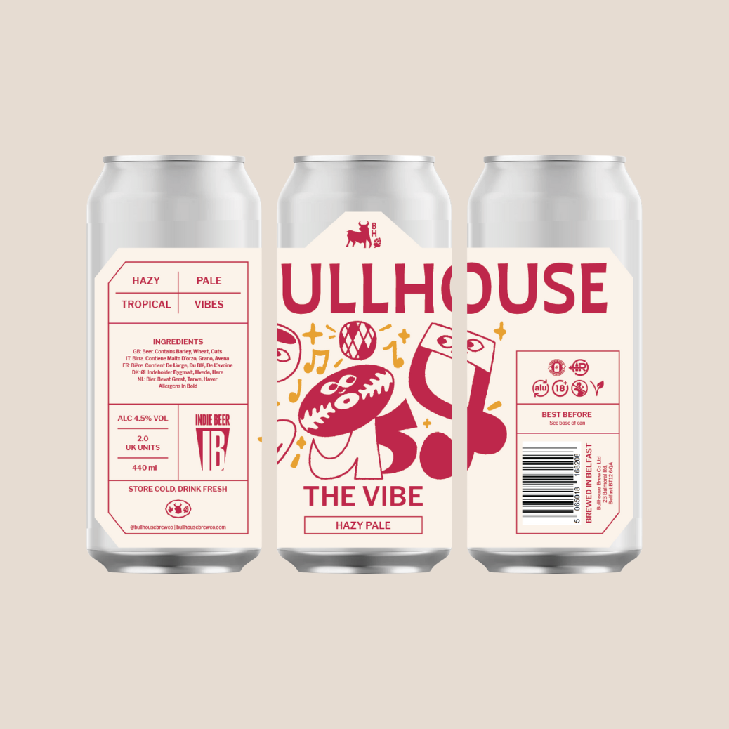 Bullhouse Brew Co. The Vibe 440ml Hazy Pale
