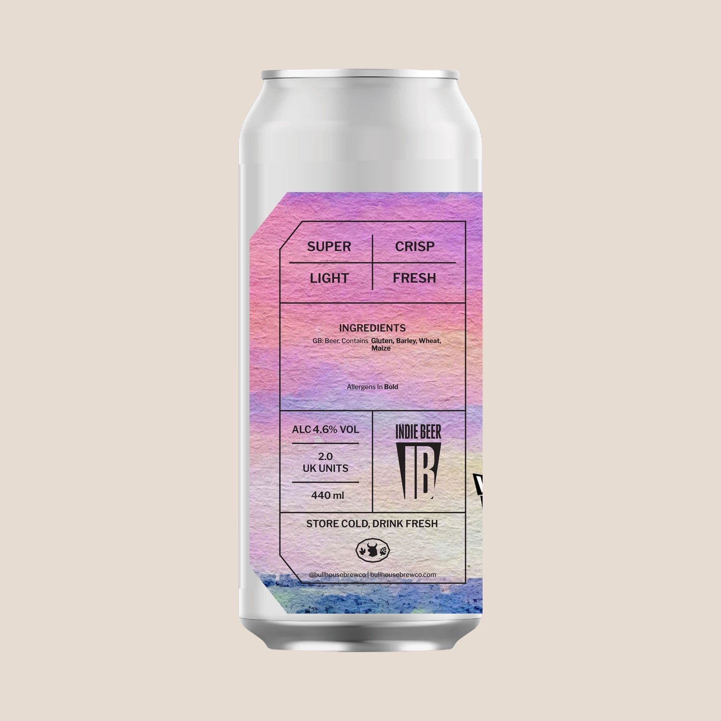 Bullhouse Brew Co. Two Ships In The Night 440ml Light Beer 