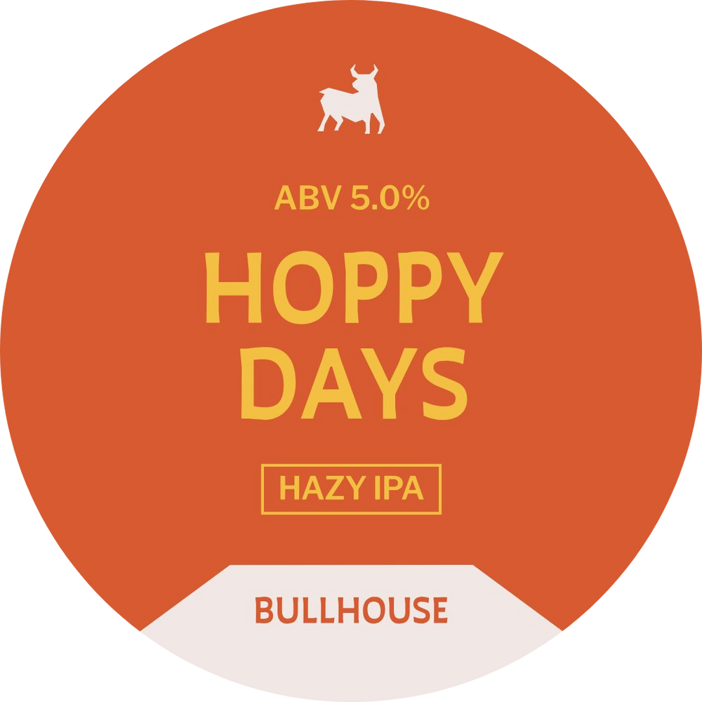 
                  
                    HOPPY DAYS - HAZY IPA - 5.0%
                  
                