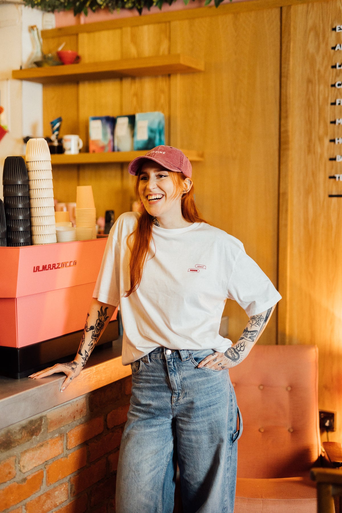 Bullhouse Brew Co. Nook Branded White Tshirt