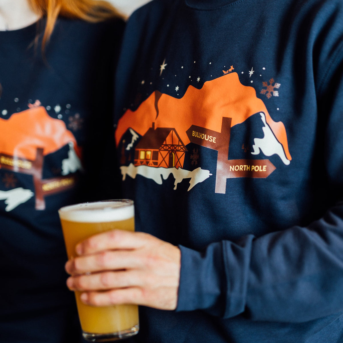 Bullhouse Brew Co. Winter Jumper Navy