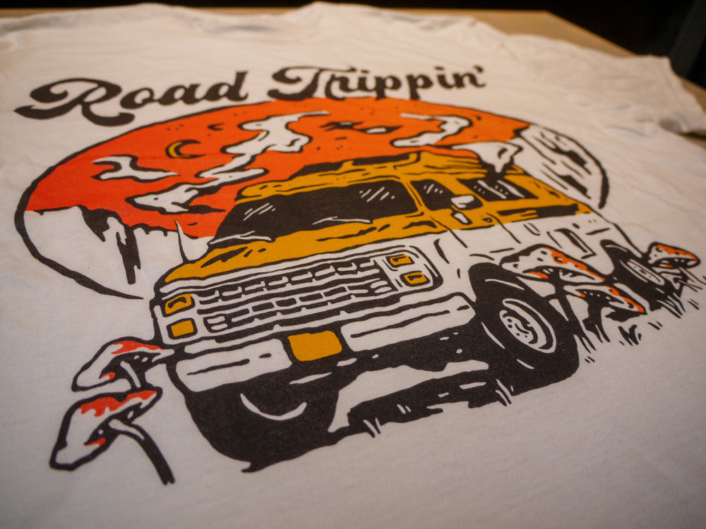 
                  
                    Road Trippin' Skull T-Shirt (White)
                  
                