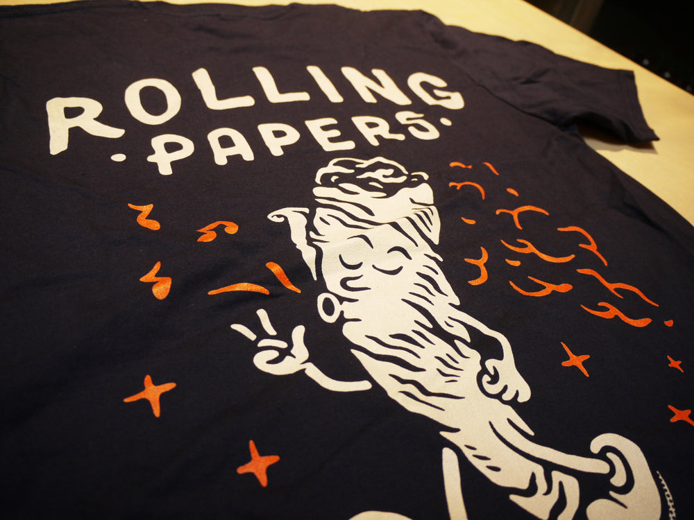 
                  
                    Rolling Papers Skull T-Shirt (Navy)
                  
                